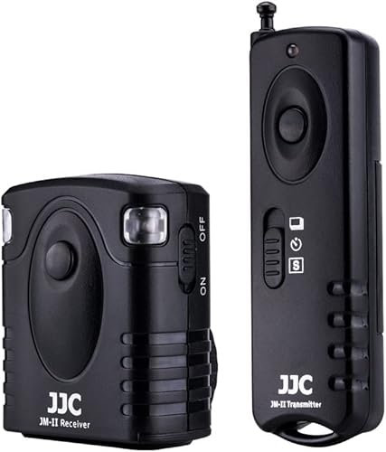 JJC JM-B Wireless Remote Control Shutter Release MC-30 for Nikon Z9 D850 D810 D800 D700 D500 D5 D4s D4 D3s D3x D3 D2Xs D2X D2Hs D2H D1H D1X D1 F5 F6 F90 F90x F100 D300s D300 D200 D100