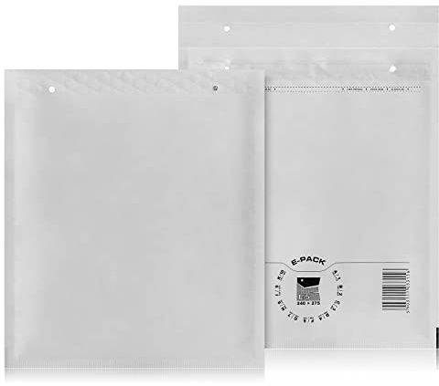 E5 1200 St. Luftpolstertaschen Versandtaschen E-PACK E/5 Weiß 240×275 Luftpolsterumschlag