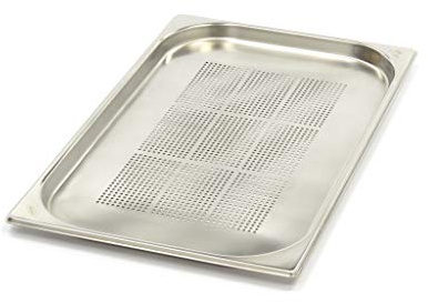 Maxima Gastro Gastronormbehälter - 1/1 GN - 2 cm Tief - Edelstahl - Perforiert