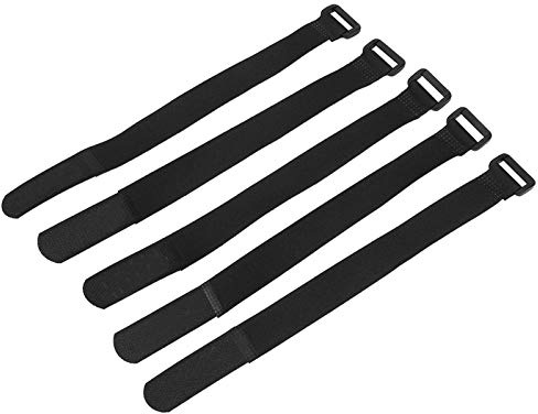 DUUTI 25 cm Kabelbinder, 5 Stück, Nylon Klettbänder für Fahrrad, Luftpumpe, Bremskabel, Multifunktionale Kabelmanagement