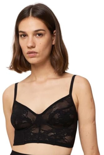 Triumph Women's Smart Deco Bustier Bra, Black, 1, Black, One Size