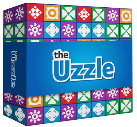 The Uzzle 3.0 Board Game, Family Board Games for Children & Adults, Block Puzzle Games for Ages 4+