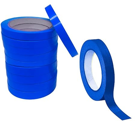 Homelandia - Sigillante in PVC con Chiusura a Sacchetti, 12 Rotoli XL 12 mm x 66 metri, Nastro Adesivo per Chiudere Sacchetti e Usi Multipli, Rotoli Nastro 12 mm, Sigillo Sigilla (BLU)