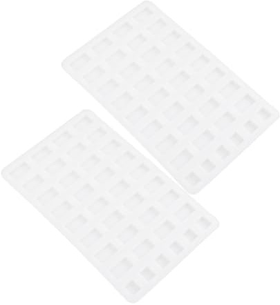 DIYEAH Mattoni in Silicone e Attività DIY Stampo Fori Multipli 2 Pezzi per Mini Mattoni, per Paesaggi Sand Table per Adulti e Ragazzo Ragazza