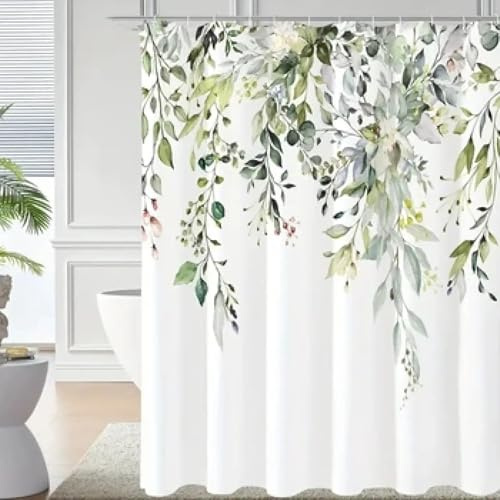 AJALGZ Wasserdichter Duschvorhang aus Stoff, Badezimmervorhang-Zubehör, Badevorhang für Dusche, Boho-Dekoration, 150 x 170 cm (B x L), 170 cm Länge