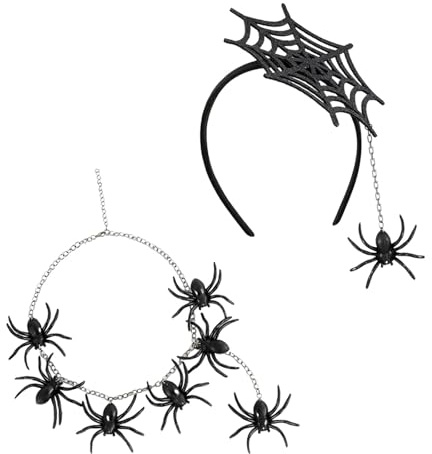 LeeQinersw Collier et Serre-tête pour Adultes, Accessoire de Costume