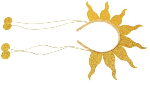 TEHAUX Bandeau Feu à Paillettes pour Fête Accessoire Cheveux Flamme Taille Unique Léger et Robuste Halloween Carnaval et Soirées Cosplay
