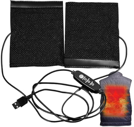 USB Heizmatte - Elektrische Heizung mit Flexiblem Heizpaket, Plug-In Heizpaket, Tragbare USB Thermohülle Reisenwärmer für Auto | Heizmatte