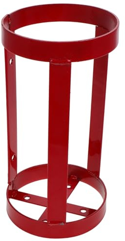 TOVINANNA Support D'extincteur Fixe en Fer 3 Kg, Robuste et Compact, pour Camion, Autobus et Bateau – Cage de Fixation Stable et Multifonctionnelle, Accessoire Sécurité Incendie Polyvalent