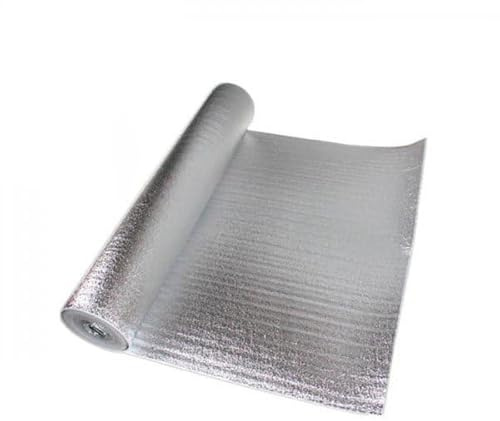 Base aislante metalizada con espuma | Antihumedad y Aislamiento acústico para Tarimas y Parquet | 2mm - 24m² | Corrige posibles desniveles del suelo