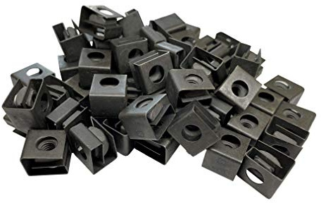 RackGold® M6 Slide-on Cage Nuts 50 Pack USA Made
