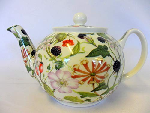 2 Cup teapot in Hedgerow bramble Design for The Abbeydale Collection