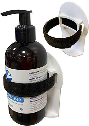 Distributeur de désinfectant pour les mains, autocollant, fixation facile, sans perçage. (Support uniquement)