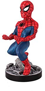 Exquisite Gaming: Marvel: The Amazing Spider-Man - Original Handy & Gaming Controller Halterung, Geräteständer, Cable Guys, Lizenzfigur 8 Zoll