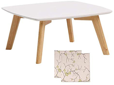 Sywlwxkq Laptop-Schreibtisch Holzbetttisch Niedriger Tisch Multifunktions-Couchtisch Tabletttisch Natürliches, einfaches Design In jedem Raum (Breite ca. 48/60 / 70CM)