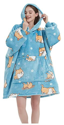 FELOVE Übergroße Hoodie Sweatshirt, Original Decke Sweatshirt, super weiche gemütliche warme komfortable Riesen-Hoodie, Geeignet Kapuzenpullover für Erwachsene, Männer, Frauen, Jugendliche