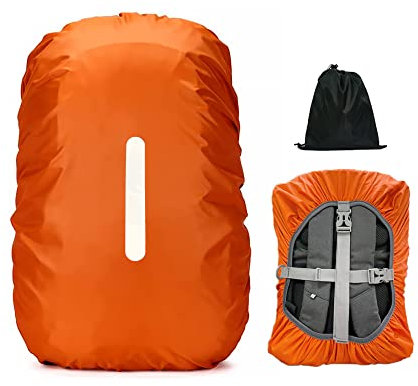 LICQIC Waterproof Rain Cover for Backpack, Reflective Rucksack Rain Cover for Outdoor, Hiking, Camping, Traveling, Cycling