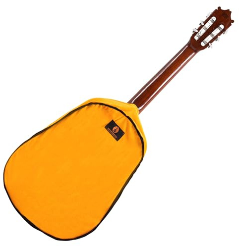 Alba Guitar Dust Cover - Involucro protettivo per chitarre classiche, cover in velluto antipolvere per chitarre acustiche e chitarre elettriche, Arancione