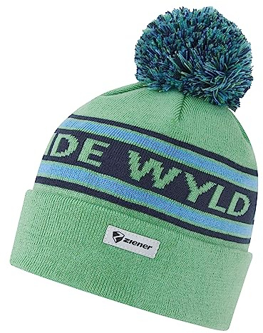 Ziener Unisex barnmössa/tofs, stickad, färgglad Ikuto