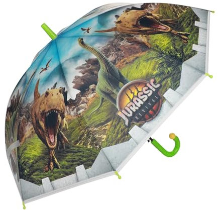 Toi-Toys Dino Regenschirm für Kinder Dinosaurier Kinderregenschirm