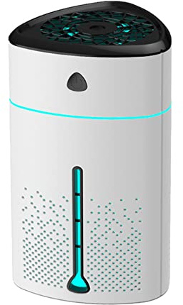 Humidificador Aceites Esenciales USB Fragancia Essential Oil Difusor Purificador ultrasónico Purificador de aire Fogger Humidificador de aire for el hogar Coche Triángulo Aroma Mist Maker Humidificado