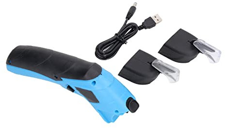 Elektrische Schere Zum Schneiden von Stoff, Kabellos, über USB Wiederaufladbar, Scherwerkzeuge mit 2 Klingen, Professionelles Zubehör