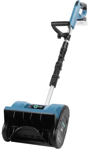 Pala da neve a batteria adatta per Makita da 18 V, manico anteriore regolabile, altezza per il rilascio della carreggiata (batteria non inclusa)