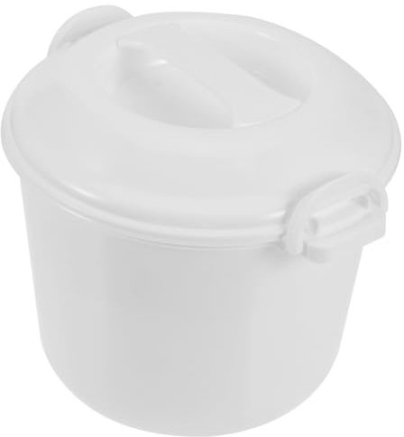 Mikinona Olla Arrocera Para Microondas Con Tapa Recipiente Reutilizable Para Cocinar Arroz Herramienta Práctica Para Alimentos El Hogar Para Calentar Comidas El Horno De Microondas