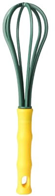 4PC-Home Simple Creative Manual Mixing Egg Beater-3016 Egg Beater 11 Inch [Green]