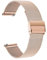 Run Ken Milanese Stainless Steel Watchband Compatible With Garmin Vivomove HR 3 3S / Vivoactive 4 4S 3 / Venu 2 2S Sq/Luxe Style Watch Band Strap(Rose Gold,Garmin Venu)