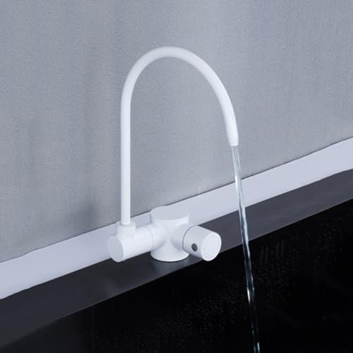 Aqiong Robinet de filtre à eau de cuisine pliable à levier unique avec fonction cycle pour une filtration efficace et un design peu encombrant