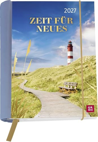 Buchkalender 2027: Zeit für Neues: Wochenplaner | Terminplaner | Organizer. Praktischer kleiner Taschenkalender mit Spiralbindung und 12 heraustrennbare Postkarten