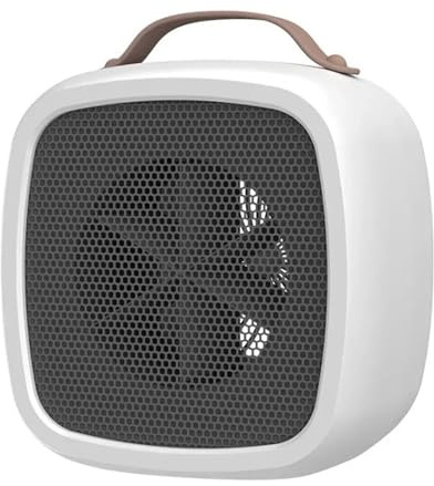 Riscaldatore portatile, Mini Riscaldatore Pozzo Potente Ventilatore Caldo Ventola Veloce USB Desktop Heat Electric Per Il Dormitorio Degli Studenti Domestici,Riscaldatore per interni(White)