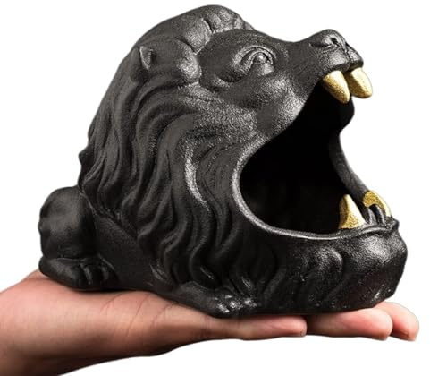 Poubelle créative, Poubelle de Table Cool, Animal créatif - 15,3 x 13, 11 cm, Noir