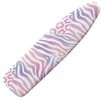 Bügelbrettbezug 150X50 Lila Rosa Linien Bügelbrettbezug XXL Hitzereflektierend, Waschbar, Elastikrand, Für Glattes Bügeln Im Haushalt,Polyester Ironing Board Cover