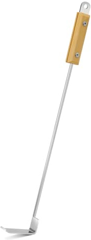 Onlyfire 17'' BBQ Ash Tool Poker, Stainless Steel Charcoal Rake for Kamado and Ceramic Grill Likes Big Green Egg, Kamado Joe, Pit Boss, Louisiana, Grill Dome, Vision Grills, Char-Griller or Pizza Oven