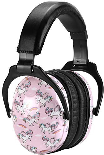 ZOHAN 030 Casque Anti Bruit Enfant Facilement Réglable Pliable, Protection Auditive confortable avec Sac de Transport, SNR 25dB pour l’Autisme, TDAH, Feux d’Artifice, Concert - Licorne