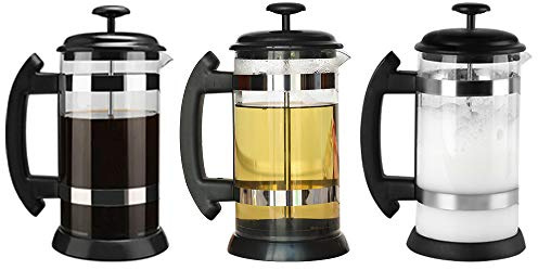 i Cafilas Cafetière à piston French Press - En verre - 8 tasses - 1 l