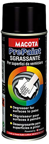 MACOTA PREPAINT Pre Paint SGRASSANTE SGRASSATORE SGRASSA DETERGE PULISCE ANTISILICONICO SUPERFICI VERNICIABILI VERNICIARE VERNICIATURA 200 ML