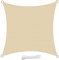 swift Vela Ombreggiante 2x2 m Quadrata Permeabile Protezione Anti Raggi UV Tenda a Vela, Telo Tenda da Sole a Vela per Esterno, Giardino & Gazebo, Beige