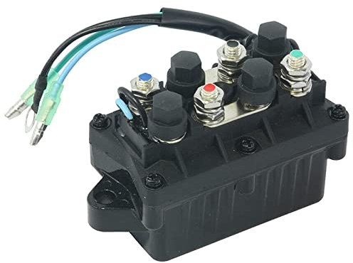 Luxuypon 12 V 120 A Boot-Außenbord-Verkleidung, Neigefunktion, passend für Yamaha Aluminium, wasserdicht, Motor-Ersatzteil, 6H1-81950-00
