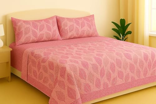 Corredocasa Completo Lenzuola in Flanella Morbida e Calda - 2 Piazze - Letto Matrimoniale - Ideale per l'inverno, Caldo Cotone Made in Italy, Lavabile in Lavatrice (Matrimoniale, Rosa)