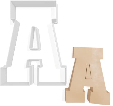 Varsity Letter A Cookie Cutter - 3 Sizes