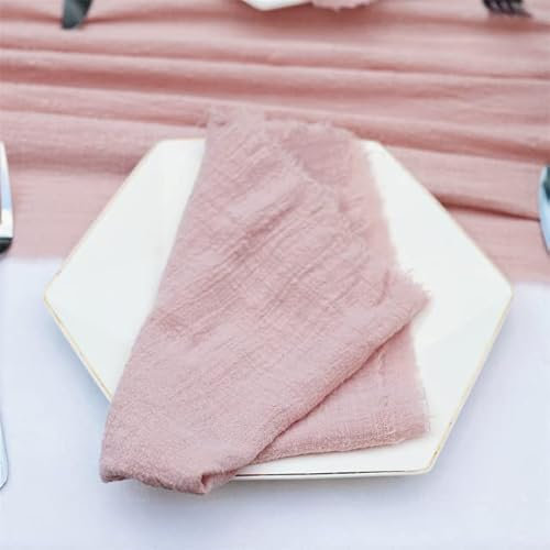 YOGAY 5 Stück weiche Serviette Hochzeit Tischdekoration Tischset Tischläufer Hintergrund Heimdekoration
