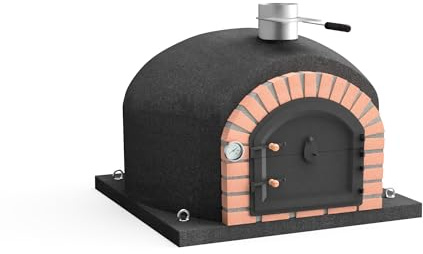MOVELAR - Horno de Leña Exterior de Obra GRAN CANÁRIA (Blanco - 80 x 80 x 65 cm) - Horno de obra para exteriores, cocción tradicional con leña, aislamiento térmico, mantas cerámicas - REF: M00131