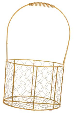 PRETYZOOM Cages Filter Holder Large Metal Storage Basket Lid Desktop Utensil Basket Countertop