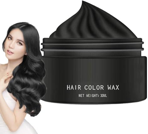 Tinta per capelli da 30 ml – Crema colorante temporanea per capelli | Colorazione temporanea per capelli in colore naturale per uomini, donne, tutte le età, amici, estetiste, parrucchieri