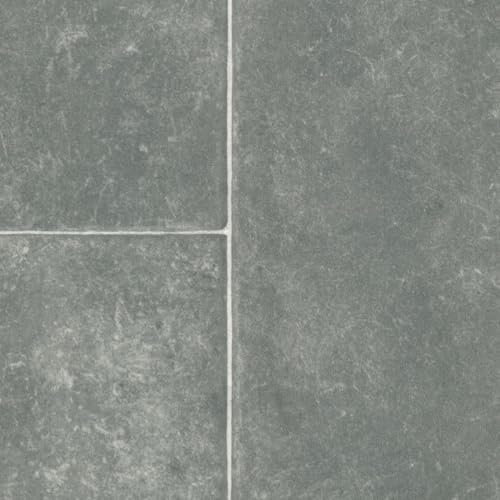 Grey Modern Marble Effect Anti-Slip Vinyl Flooring for Kitchen, Bathroom, & Living Room, 2.8mm Thick Cushion Backed Vinyl Sheet, 5 Years Warranty-3 X 4 mt
