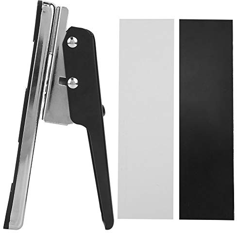 KIMISS Guitar Pick Maker Gitarren-Pick-Stanzer, Bass-Plektrum-Metallmacher Mit 2 L Für Plektren-Formen, Werkzeug-Zubehör