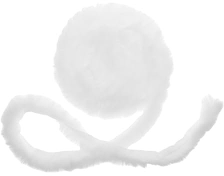 SHINEOFI Kunstfellband Weiß Zum Nähen Lang Für Winterfellgirlanden Weihnachtsdeko DIY-bastelarbeiten Pelzbesatz Flauschig Und Dekorativ